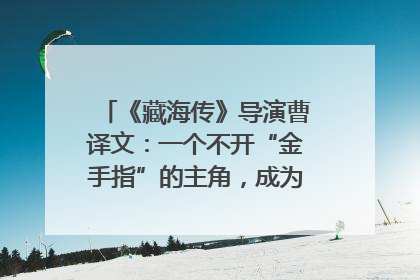 《藏海传》导演曹译文：一个不开“金手指”的主角，成为苍生守护者