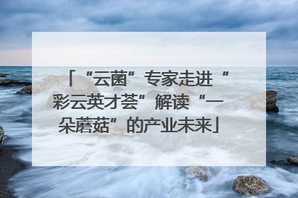 “云菌”专家走进“彩云英才荟”解读“一朵蘑菇”的产业未来