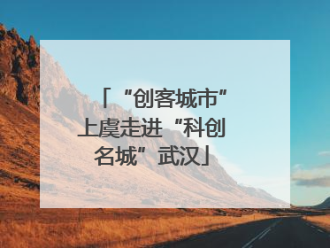 “创客城市”上虞走进“科创名城”武汉