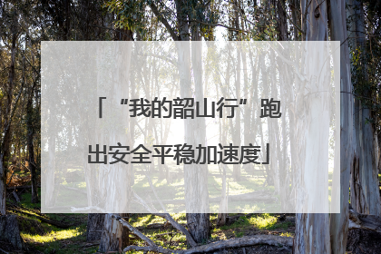 “我的韶山行”跑出安全平稳加速度