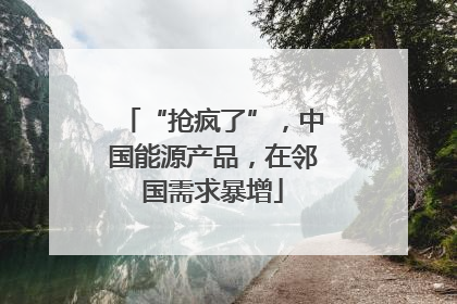“抢疯了”，中国能源产品，在邻国需求暴增