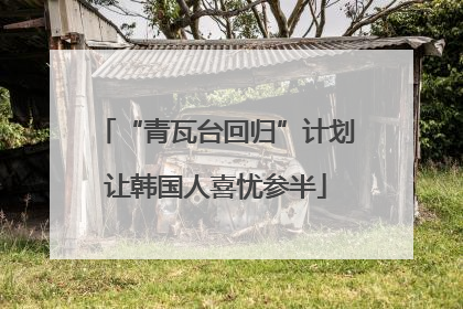 “青瓦台回归”计划让韩国人喜忧参半