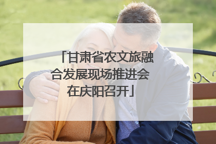 甘肃省农文旅融合发展现场推进会在庆阳召开