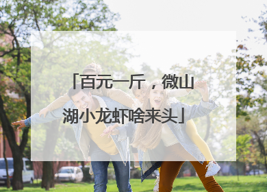 百元一斤，微山湖小龙虾啥来头