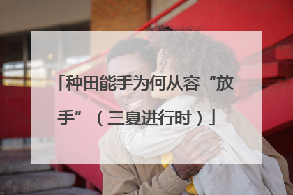 种田能手为何从容“放手”(三夏进行时)