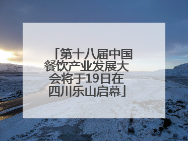 第十八届中国餐饮产业发展大会将于19日在四川乐山启幕