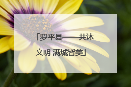 罗平县——共沐文明 满城皆美