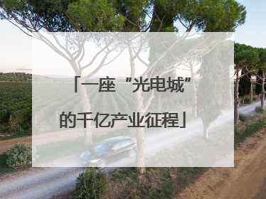 一座“光电城”的千亿产业征程