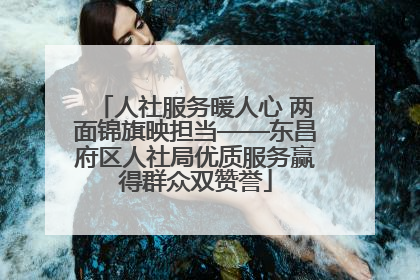 人社服务暖人心 两面锦旗映担当——东昌府区人社局优质服务赢得群众双赞誉