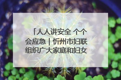 人人讲安全 个个会应急｜忻州市妇联组织广大家庭和妇女群众走进忻州市消防救援支队参观啦！