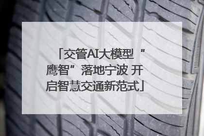 交管AI大模型“鹰智”落地宁波 开启智慧交通新范式