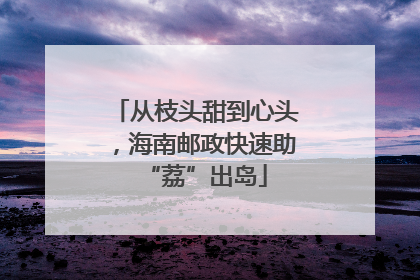 从枝头甜到心头，海南邮政快速助“荔”出岛