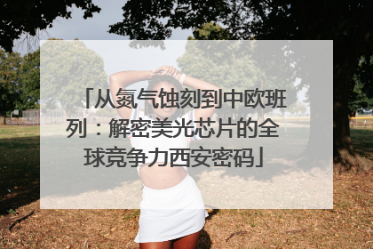 从氮气蚀刻到中欧班列：解密美光芯片的全球竞争力西安密码