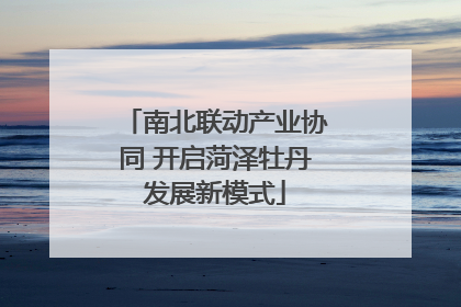 南北联动产业协同 开启菏泽牡丹发展新模式
