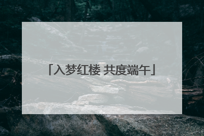 入梦红楼 共度端午