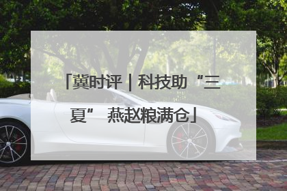 冀时评｜科技助“三夏” 燕赵粮满仓