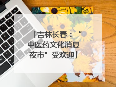吉林长春：“中医药文化消夏夜市”受欢迎