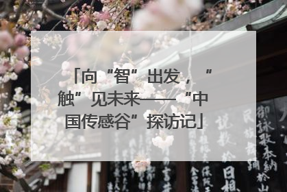 向“智”出发，“触”见未来——“中国传感谷”探访记