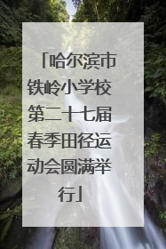 哈尔滨市铁岭小学校第二十七届春季田径运动会圆满举行