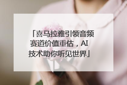 喜马拉雅引领音频赛道价值重估，AI技术助你听见世界