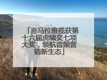 喜马拉雅揽获第十六届虎啸奖七项大奖，领航音频营销新生态