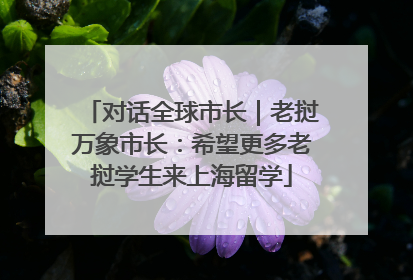 对话全球市长｜老挝万象市长：希望更多老挝学生来上海留学