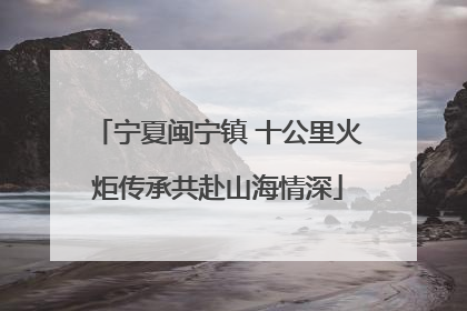 宁夏闽宁镇 十公里火炬传承共赴山海情深