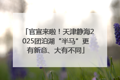 官宣来啦！天津静海2025团泊湖“半马”更有新意、大有不同