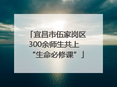 宜昌市伍家岗区300余师生共上“生命必修课”