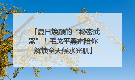 夏日焕颜的“秘密武器”！毛戈平黑霜陪你解锁全天候水光肌