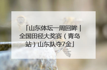 山东体坛一周回眸｜全国田径大奖赛（青岛站）山东队夺7金