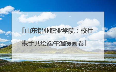 山东铝业职业学院：校社携手共绘端午温暖画卷