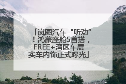 岚图汽车“听劝”！鸿蒙座舱5首搭，FREE+湾区车展实车内饰正式曝光
