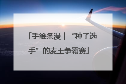 手绘条漫｜“种子选手”的麦王争霸赛