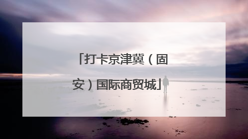 打卡京津冀（固安）国际商贸城