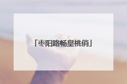 枣阳路畅皇桃俏