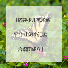 搭建少儿艺术新平台 山河小记者合唱团成立
