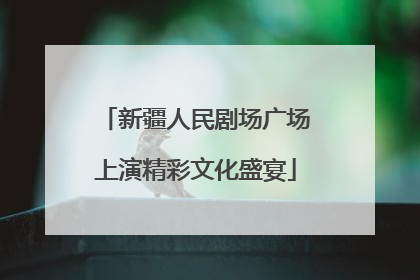 新疆人民剧场广场上演精彩文化盛宴