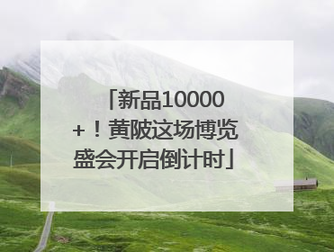 新品10000+！黄陂这场博览盛会开启倒计时