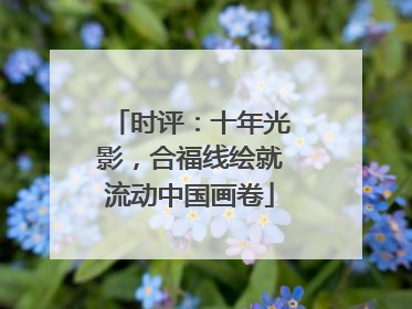 时评：十年光影，合福线绘就流动中国画卷