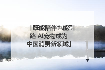 既能陪伴也能引路 AI宠物成为中国消费新领域
