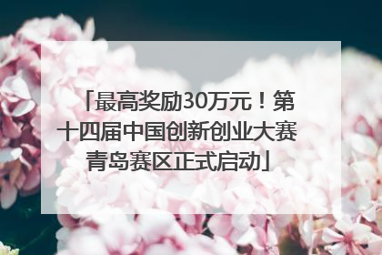 最高奖励30万元！第十四届中国创新创业大赛青岛赛区正式启动