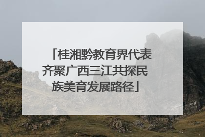 桂湘黔教育界代表齐聚广西三江共探民族美育发展路径