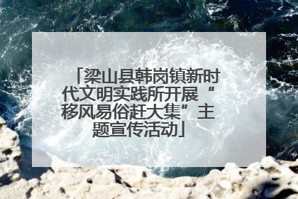 梁山县韩岗镇新时代文明实践所开展“移风易俗赶大集”主题宣传活动