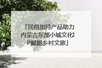 民俗加持产品助力 内蒙古东部小城文化IP赋能乡村文旅