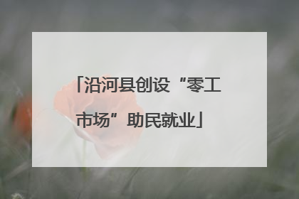 沿河县创设“零工市场”助民就业