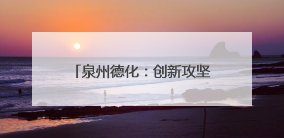 泉州德化：创新攻坚跑出“加速度” 政永高速冲刺年底通车