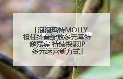泡泡玛特MOLLY担任抖音绽放多元季特邀嘉宾 持续探索IP多元运营新方式