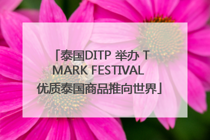 泰国DITP 举办 T MARK FESTIVAL 优质泰国商品推向世界