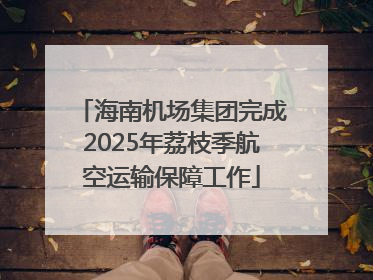 海南机场集团完成2025年荔枝季航空运输保障工作